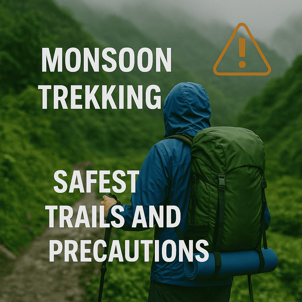 Featured image for Monsoon Trekking: Safest Trails and Precautions